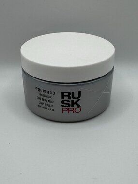 RUSK PRO Polish 03 Gloss Hair Wax 3.4 oz - SEALED